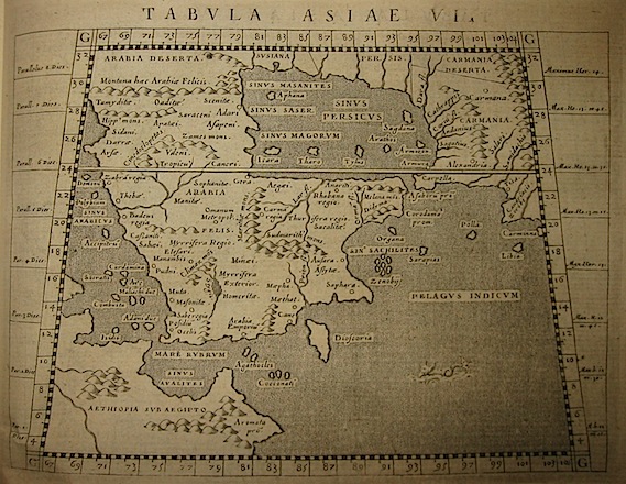Magini Giovanni Antonio Tabula Asiae VI 1620 Padova